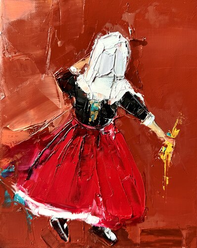 Ball de Bot by Lina Redford, Painting for Sale on Singulart