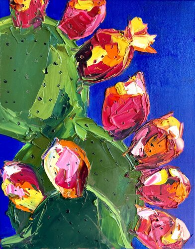Majorelle Garden by Lina Redford, Painting for Sale on Singulart