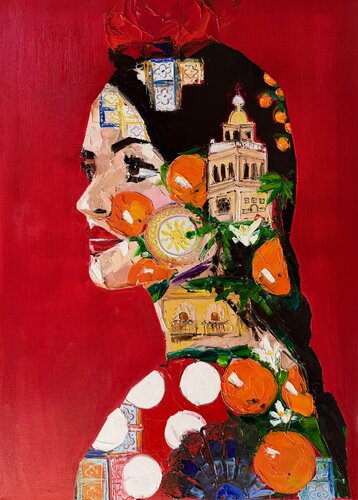 “FLOR DE SEVILLA” by Lina Redford, Painting for Sale on Singulart