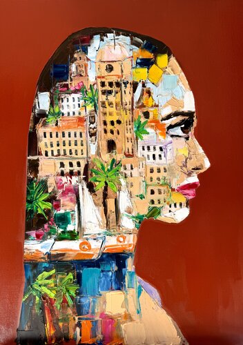 “FAR AWAY” par Lina Redford, Peinture en vente sur Singulart