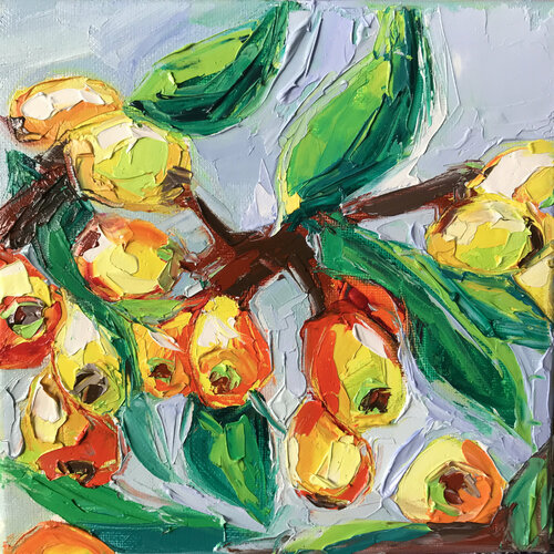 Nisperos Ibicencos di Lina Redford, Pittura in vendita su Singulart