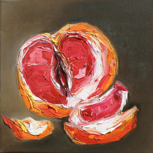 Grapefruit: Etude van Lina Redford, Schilderij te koop op Singulart