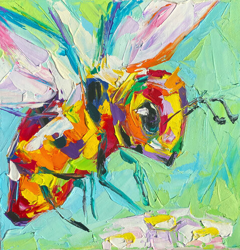 Summer Buzz di Lina Redford, Pittura in vendita su Singulart