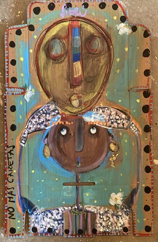 Sacarnos las caretas di Sofía Sibru, Pittura in vendita su Singulart