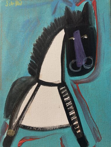 Caballo chico van Sofía Sibru, Schilderij te koop op Singulart