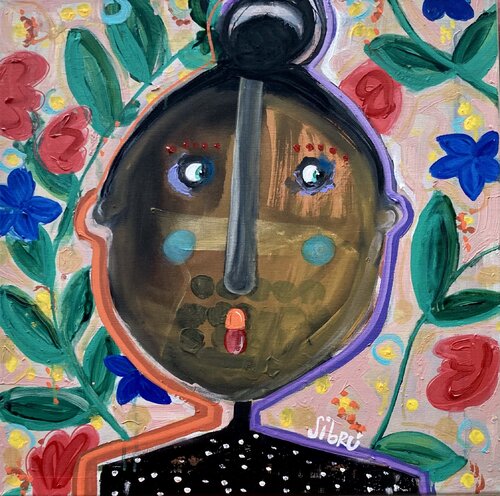 Una mujer sagrada, como todas van Sofía Sibru, Schilderij te koop op Singulart