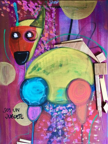 Soy un juguete di Sofía Sibru, Pittura in vendita su Singulart