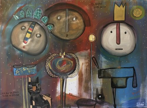 ::: Los Rotos ::: di Sofía Sibru, Pittura in vendita su Singulart
