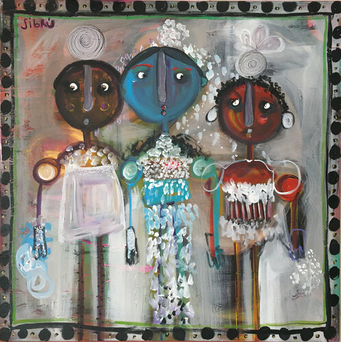 Fuertes y peludas somos. di Sofía Sibru, Pittura in vendita su Singulart