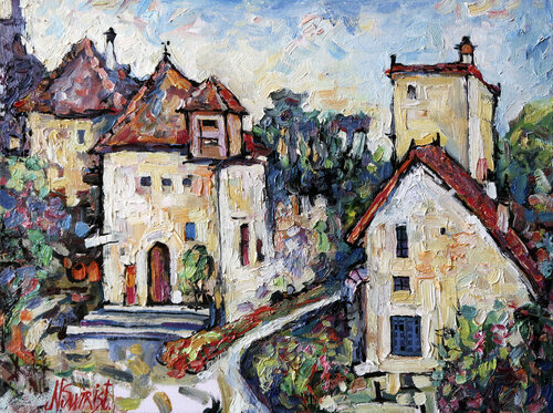 View to Saint-Cirq-Lapopie Nicolai Ostapenco (N.Swiristuhi)