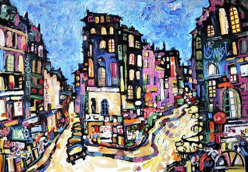 Night windows of Paris.1. Nicolai Ostapenco (N.Swiristuhi)