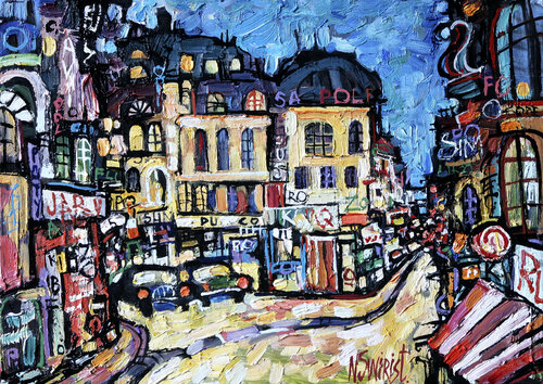 Night windows of Paris.2. Nicolai Ostapenco (N.Swiristuhi)