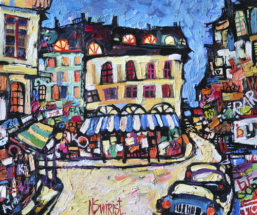 Night windows of Paris.3. Nicolai Ostapenco (N.Swiristuhi)