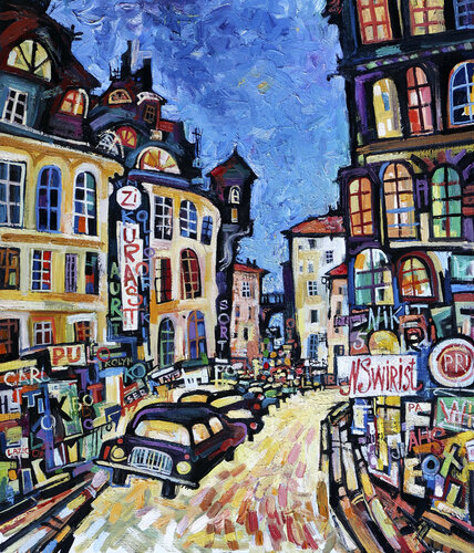 Night windows of Paris. 10. Nicolai Ostapenco (N.Swiristuhi)