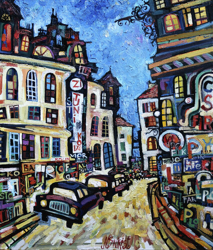 Night windows of Paris. 11. Nicolai Ostapenco (N.Swiristuhi)