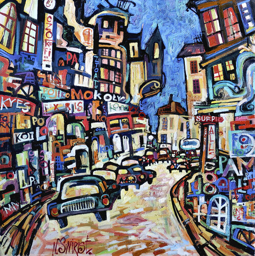 Paris in the evening. 5. Nicolai Ostapenco (N.Swiristuhi)