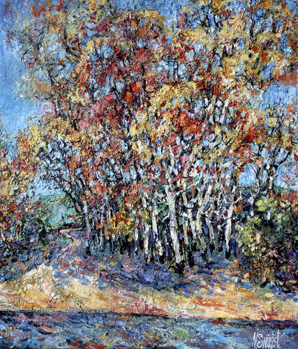 Autumn and river. Nicolai Ostapenco (N.Swiristuhi)