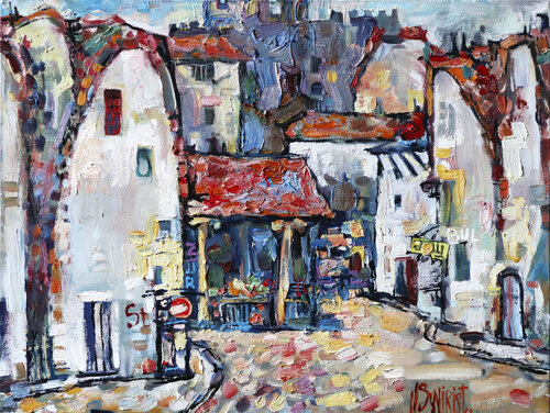 Market in the old town. Nicolai Ostapenco (N.Swiristuhi)