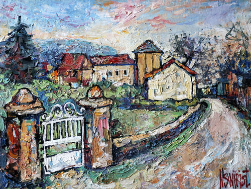 White gate in Languedoc. Nicolai Ostapenco (N.Swiristuhi)