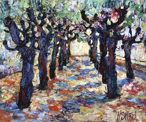 Alley in Flavigny. Nicolai Ostapenco (N.Swiristuhi)