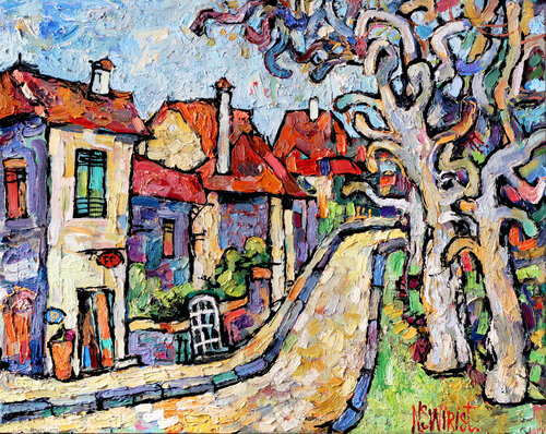 Plane trees in Ile de France. 23.2. Nicolai Ostapenco (N.Swiristuhi)