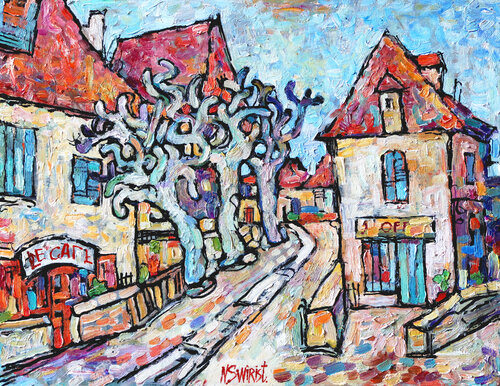 PLANE TREES IN PROVENCE.2 Nicolai Ostapenco (N.Swiristuhi)