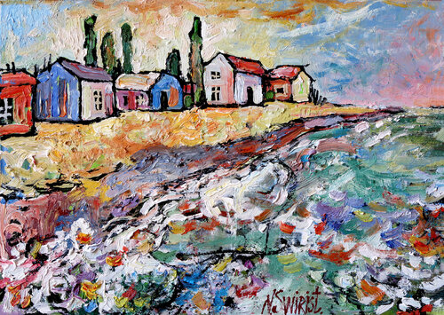 Sunny day and sea. Nicolai Ostapenco (N.Swiristuhi)