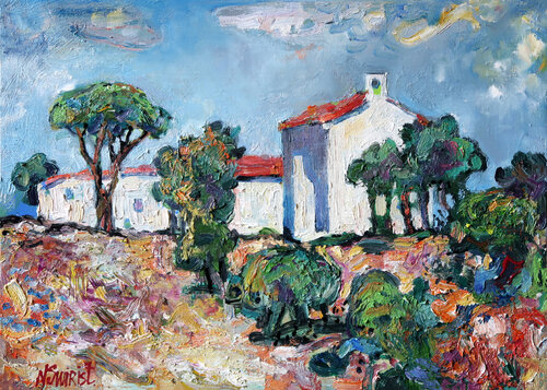 Monastery in Spain. Nicolai Ostapenco (N.Swiristuhi)
