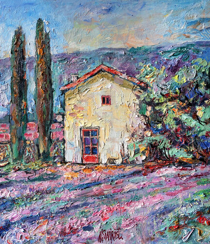 Farm in Provence. by Nicolai Ostapenco (N.Swiristuhi), Painting for Sale on Singulart