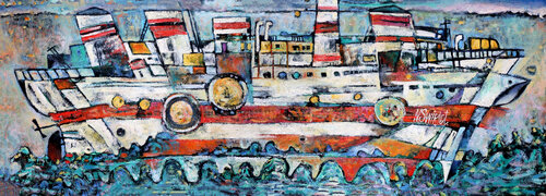 Fun cruise. von Nicolai Ostapenco (N.Swiristuhi), Malerei kaufen auf Singulart