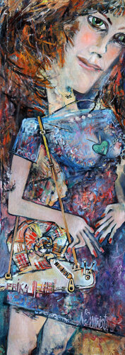 My little handbag. by Nicolai Ostapenco (N.Swiristuhi), Painting for Sale on Singulart