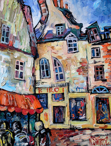 Paris. Rue des Hospitalières. von Nicolai Ostapenco (N.Swiristuhi), Malerei kaufen auf Singulart