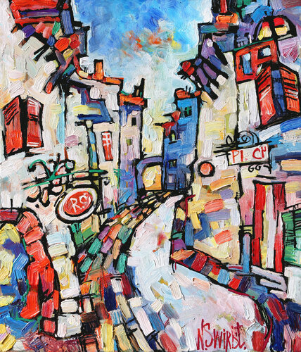 Street in Provence. von Nicolai Ostapenco (N.Swiristuhi), Malerei kaufen auf Singulart