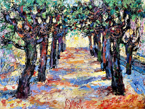 Flavigny Alley. von Nicolai Ostapenco (N.Swiristuhi), Malerei kaufen auf Singulart
