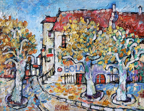 Autumn in Île-de-France by Nicolai Ostapenco (N.Swiristuhi), Painting for Sale on Singulart