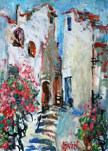 Skiathos. Greece. by Nicolai Ostapenco (N.Swiristuhi), Painting for Sale on Singulart