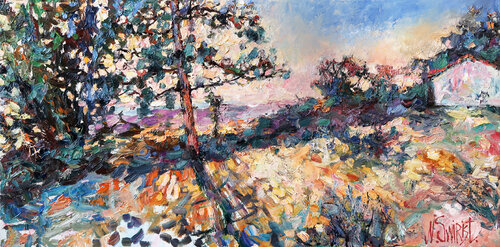 Sunset. Montenegro. par Nicolai Ostapenco (N.Swiristuhi), Peinture en vente sur Singulart