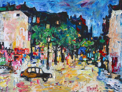 “Evening and Paris” von Nicolai Ostapenco (N.Swiristuhi), Malerei kaufen auf Singulart