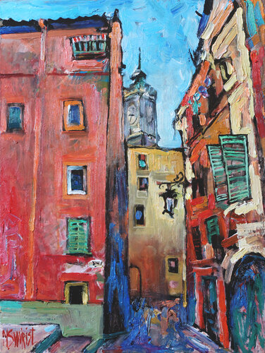 Nice by Nicolai Ostapenco (N.Swiristuhi), Painting for Sale on Singulart