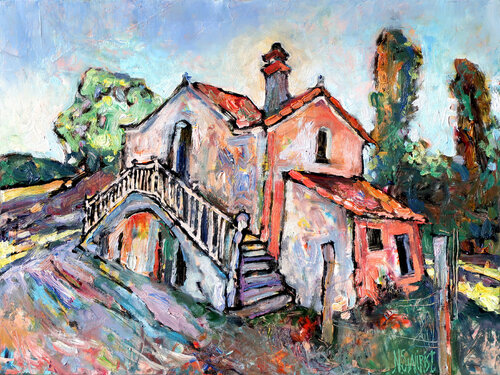 Old house in L'Esterel * di Nicolai Ostapenco (N.Swiristuhi), Pittura in vendita su Singulart