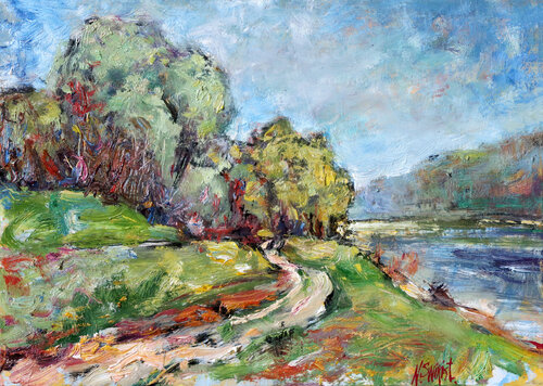 Road to Spring von Nicolai Ostapenco (N.Swiristuhi), Malerei kaufen auf Singulart