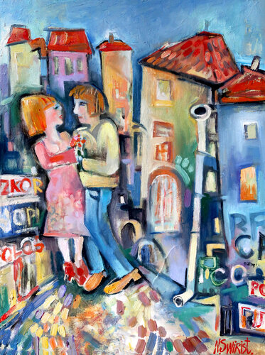 Just Friends, Obviously by Nicolai Ostapenco (N.Swiristuhi), Painting for Sale on Singulart