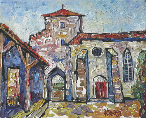THE OLD CHURCH IN PUJOLS-LE-HAUT. Nicolai Ostapenco (N.Swiristuhi)