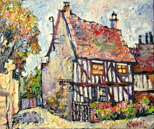 House in Provins. France. Nicolai Ostapenco (N.Swiristuhi)