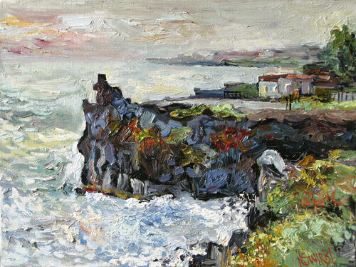 ROCKS, SEA SKY. Nicolai Ostapenco (N.Swiristuhi)