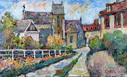 VILLERVILLE. NORMANDY. MORNING. Nicolai Ostapenco (N.Swiristuhi)