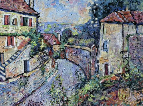 ROAD TO SAINT-CIRQ-LAPOPIE. Nicolai Ostapenco (N.Swiristuhi)