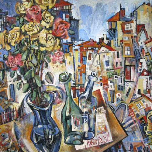 DAY OF WINE IN THE STREET OF IRINOPOLSKА. Nicolai Ostapenco (N.Swiristuhi)