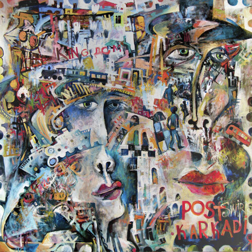 Postage stamp Kingdom of Karkadia. von Nicolai Ostapenco (N.Swiristuhi), Malerei kaufen auf Singulart