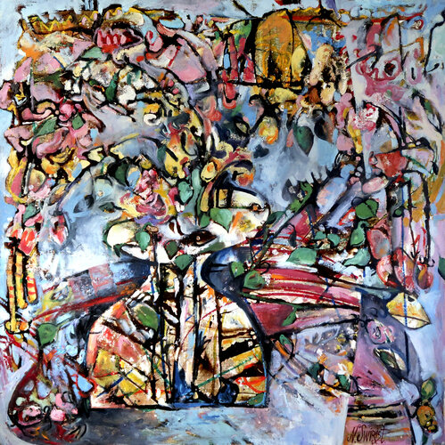 Flowers for her. Nicolai Ostapenco (N.Swiristuhi)